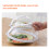 Tapa anti-salpicaduras para microondas PC, Diámetro 26 cm x 11 cm 6