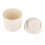 Mini cestino da tavolo in PP, coperchio discreto, bianco 11