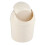 Mini cestino da tavolo in PP, coperchio discreto, bianco 1