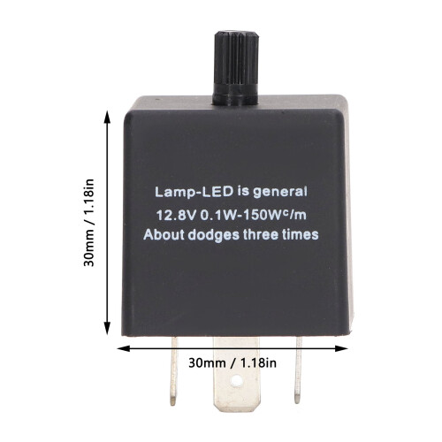 CF14 KT Relé de parpadeo LED 12V ABS 3 pines 10A 2