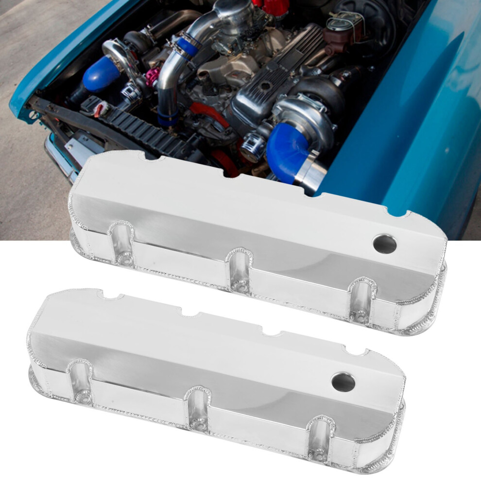 2pcs Aluminum Polished Valve Covers GHâ4412 Car Accessories Replacement for Chevy Big Block BBC 396 427 454 502-image-OPC-PHVQNPK-NEW