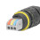 EW-M25B-3P 5 pièces NOIR IP68 9-12mm Boîte de jonction 12