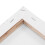 Lienzo blanco de 1,6 cm de grosor, 30x40 cm, algodón puro. 9