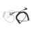Cuffie auricolari a tubo acustico CP200 TK-208 BW 1