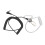 Cuffie auricolari a tubo acustico CP200 TK-208 BW 16