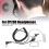 Cuffie auricolari a tubo acustico CP200 TK-208 BW 11