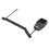 DM-507-4 Sostituzione microfono nero a 4 pin 4
