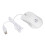 Ratón mecánico compacto 3600 DPI RGB USB blanco 2