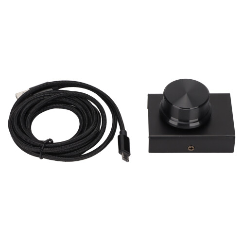 Control de volumen USB un solo botón de silencio 2m/6.6ft negro 1
