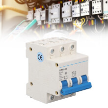 DZ47-63 C10 10A 3-poliger Mini-DIN-Schienenleitungsschutzschalter 400V