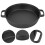 25CM Thickened Pancake Pan Cast Iron Flat Bottom Pan 2 Handle Kitchen Frying Pan for Household 1