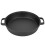 25CM Thickened Pancake Pan Cast Iron Flat Bottom Pan 2 Handle Kitchen Frying Pan for Household 13