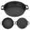 25CM Thickened Pancake Pan Cast Iron Flat Bottom Pan 2 Handle Kitchen Frying Pan for Household 16