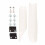 Protector frontal de la horquilla de ABS blanco para CR125-CR250-CR500 2