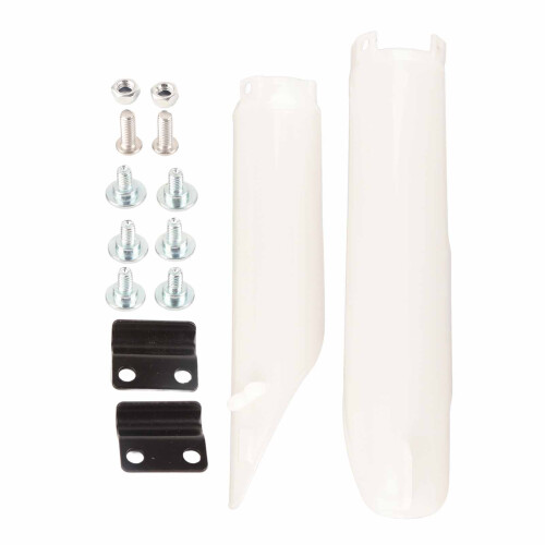 Protector frontal de la horquilla de ABS blanco para CR125-CR250-CR500 1