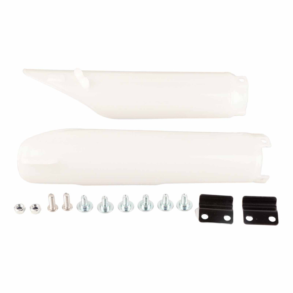 Motocycle Fork Guard Protector Front Shock Guard Cover Replacement For Cr125 Cr250 Ce500 Crf450 Crf 250 White 4631321622730