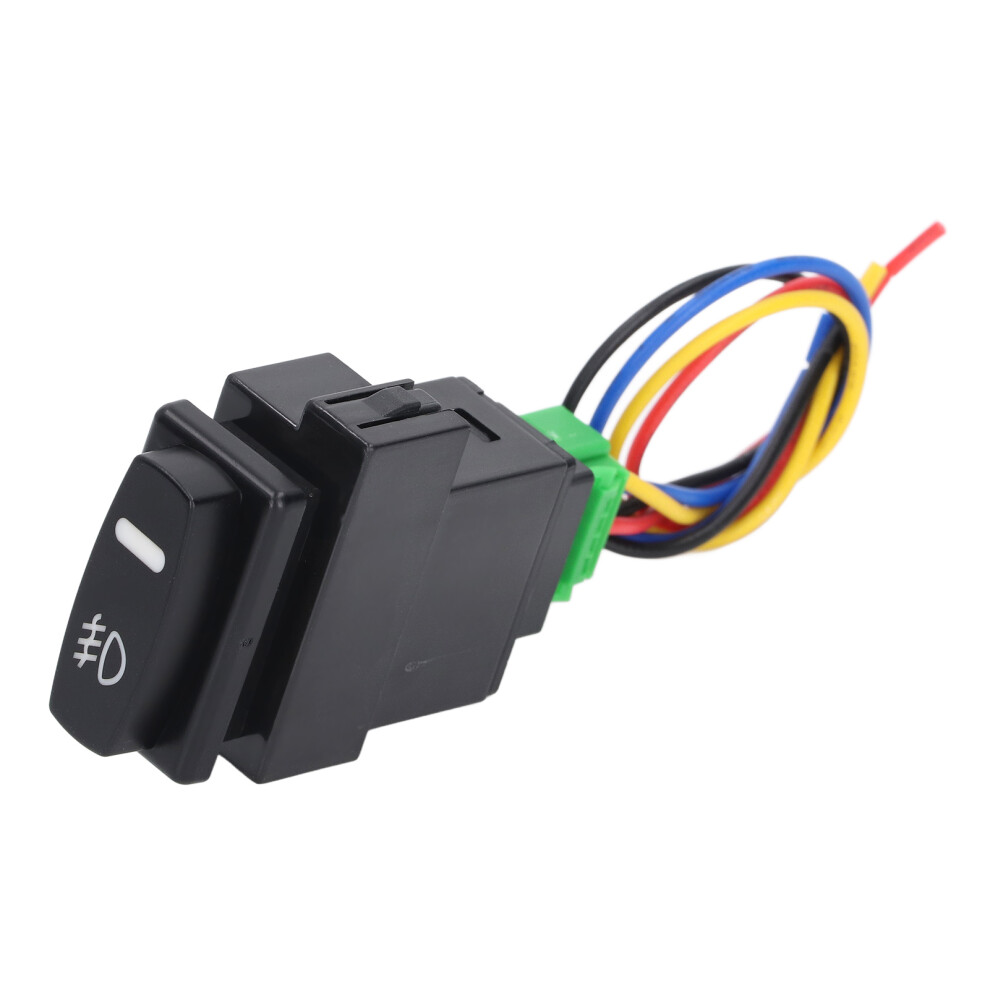 Fog Modification Switch Car Wiring Harness Led Background Indicator Push Button 12V 10A Light 6931321621633