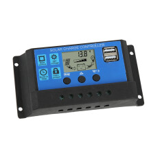 30 A Contrôleur de charge solaire 12V/24V USB double Comme sur l'image