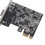 AX99100 Carte PCIe vers RS232, 1x RS232, 120 mm 8
