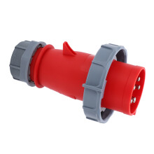 Enchufe europeo de 5 polos 3P+N+E 32A latón IP67