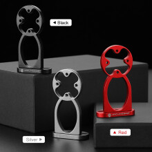 Supporto multifunzionale per bicicletta 73x41x29mm Rosso/Nero