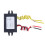 Convertidor DC12V-AC12V 1A IP67 65x30x20mm negro 6