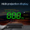 GPS HUD tachimetro km/h/MPH schermo auto verde 13
