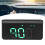 GPS HUD tachimetro km/h/MPH schermo auto verde 14