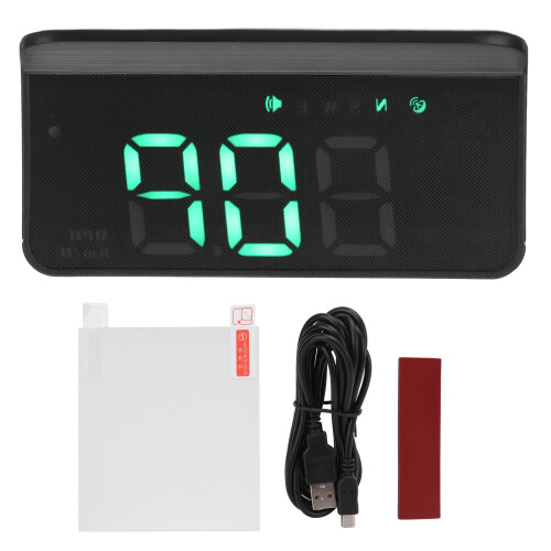 GPS HUD tachimetro km/h/MPH schermo auto verde 1