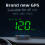 GPS HUD tachimetro km/h/MPH schermo auto verde 21
