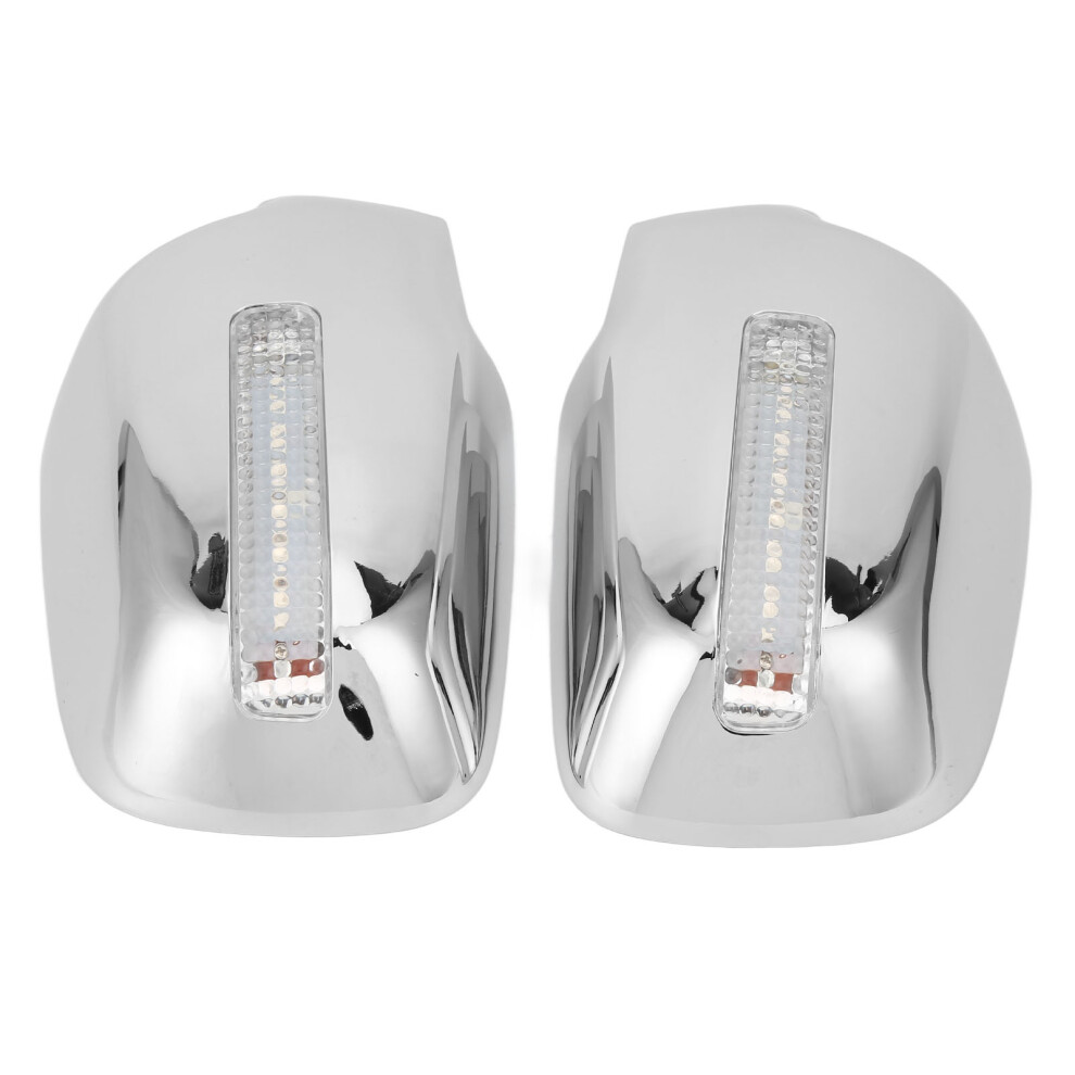2Pcs Set Side Mirror Covers Rearview Mirror Caps With Led Signal Lights Abs Chrome For Rd4 Rd9 Crv 20022006 4941321624727