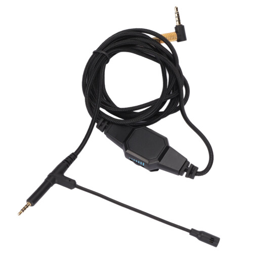 Cable de auriculares de 2 m de 3,5 mm a 2,5 mm para K490 NC con micrófono 2