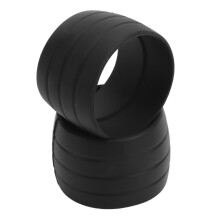 RISK Anillo de correa para manillar de bicicleta de carretera - 9 g, negro
