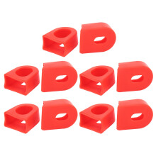 Cubierta de manivela de silicona para eje del pedal de bicicleta roja 92 g