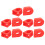 RISK Cache en silicone pour manivelle rouge 3.2oz pour arbre 1