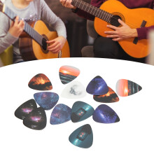 Starrysky 13 piezas de púas para guitarra de celuloide de grosor mediano