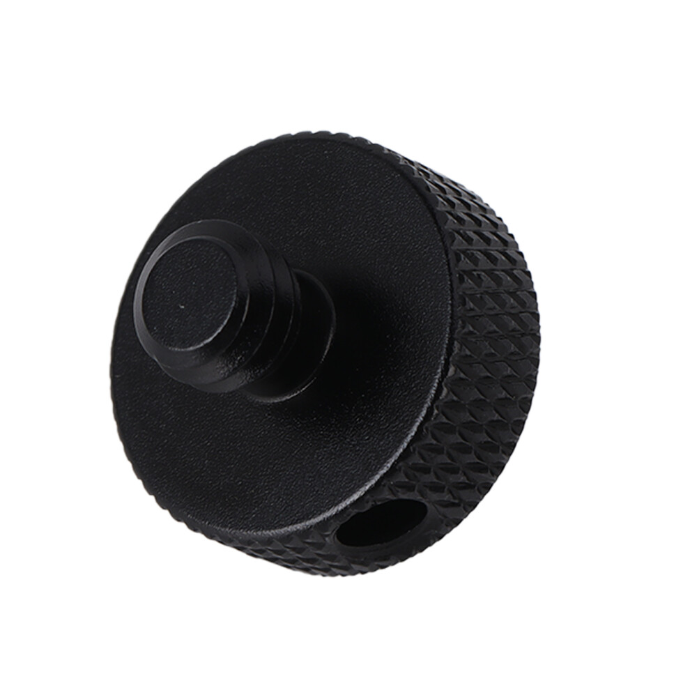 1/4In Male Threaded Camera Screw Adapter Mount For Tripod Camera Cage Ball Head Accessoriesblack 7661321626480