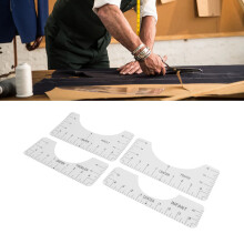 Ensemble de 4 règles pour T-shirt, 2,8x10,0 po-4,9x10,0 po