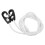 Corde élastique blanche pour kayak 189 cm, 5 mm, 64 g 1