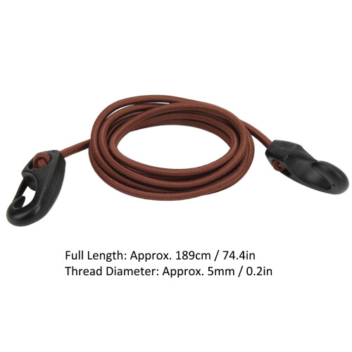 Modèle : Cordon élastique Kayak Bungee 64 g 189 cm 5 mm Marron 2