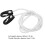 Corde élastique blanche pour kayak 189 cm, 5 mm, 64 g 6