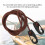 Modèle : Cordon élastique Kayak Bungee 64 g 189 cm 5 mm Marron 5
