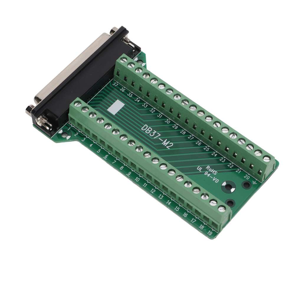 Db37 Breakout Connector Terminal Board Straight Pcb Insulated Anti Interference Ac300vdb37âM2 Female 7901321627187