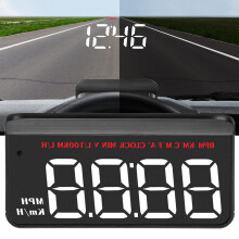 Nero HUD Display OBDII Head-Up 1,3 pollici 0-100km/h