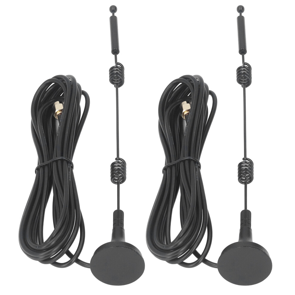 2Pcs 2.4G/5.8G Wifi Antenna Magnetic Base Copper Dual Band 12Dbi High Gain Router Antenna With Sma Inner Interface 6941321627573