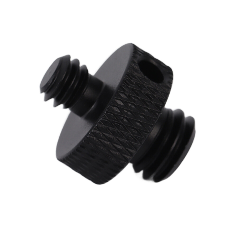 1/4 Inch To 3/8 Inch Male Threaded Screw Mount Adapter For Tripod Camera Cage Ball Headblack 5041321628721