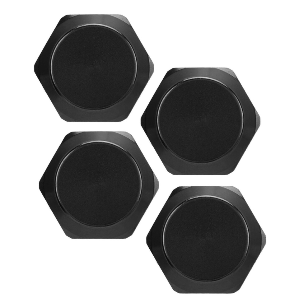 4Pcs 17Mm Hex Wheel Nut Aluminum Alloy Dustproof Mount Caps For 1/8 Rc Car Upgrade Accessoriesblack 5081321629908