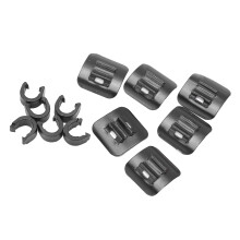 Guide cavi a clip a forma di C con adesivo per cavi del freno & del cambio della bicicletta, plastica resistente