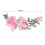 Toppa ricamata Modello 2 cotone 11x28cm rosa 4