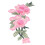 Toppa ricamata Modello 2 cotone 11x28cm rosa 9